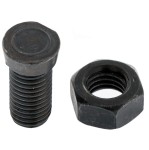 Śruba z nakrętką M12x34 12.9 dwustronnie ścięta do dłuta lemiesza Kverneland Unia Grudziądz 