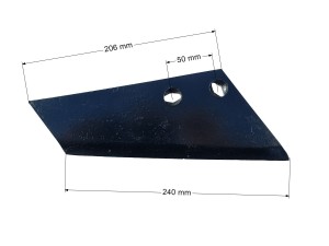 Lemiesz Prawy Agregatu Podorywkowego 240 mm Gruber typ Brodnica STAL BOROWA