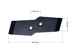 Dłuto lemiesza prawe 622128 pług Kuhn Huard | Stal Borowa