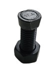 Śruba płużna z nakrętką M12x38 12.9 oval dwustronnie ścięta do dłut i lemieszy